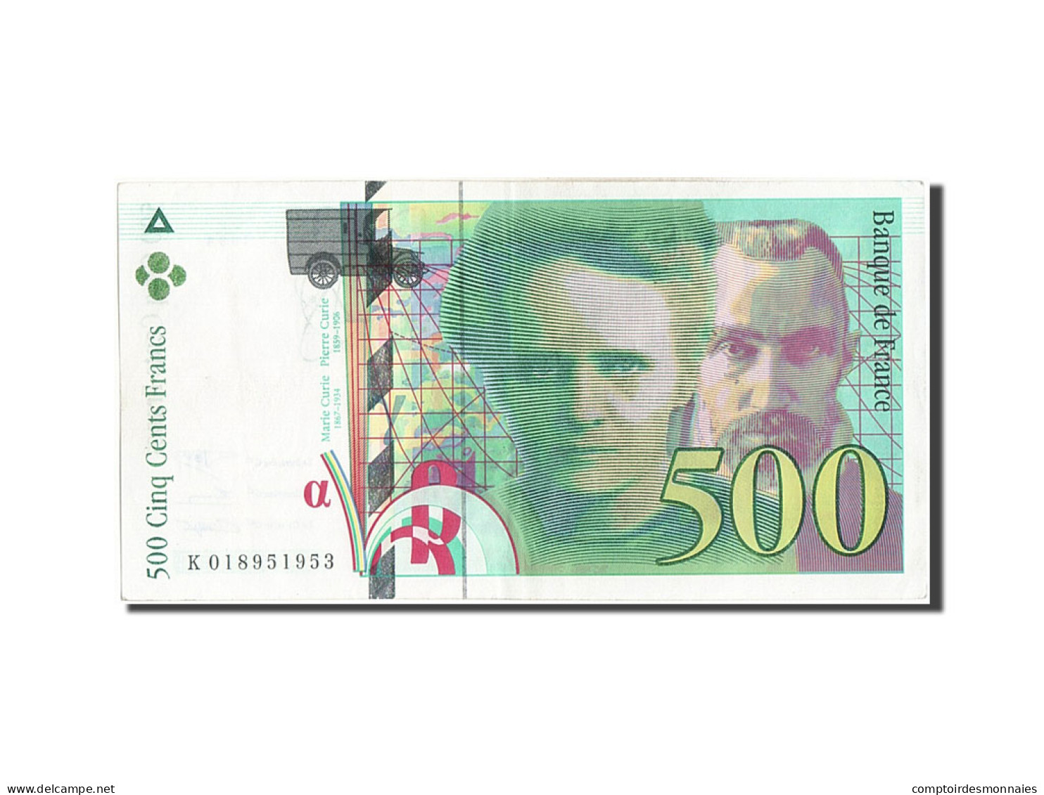 Billet, France, 500 Francs, 500 F 1994-2000 ''Pierre Et Marie Curie'', 1994 - 500 F 1994-2000 ''Pierre Et Marie Curie''