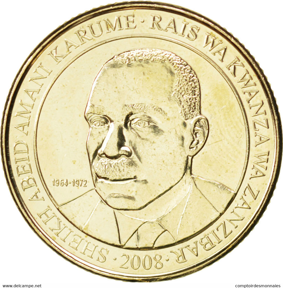 Monnaie, Tanzania, 200 Shilingi, 2008, SPL, Copper-Nickel-Zinc, KM:34 - Tanzania