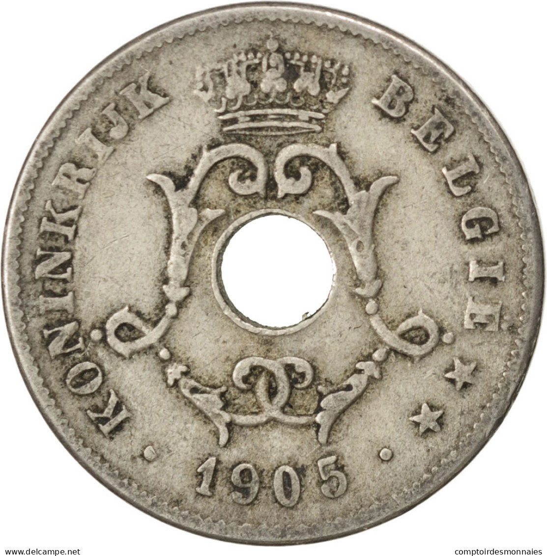 Monnaie, Belgique, 10 Centimes, 1905, TB, Copper-nickel, KM:53 - 10 Cents