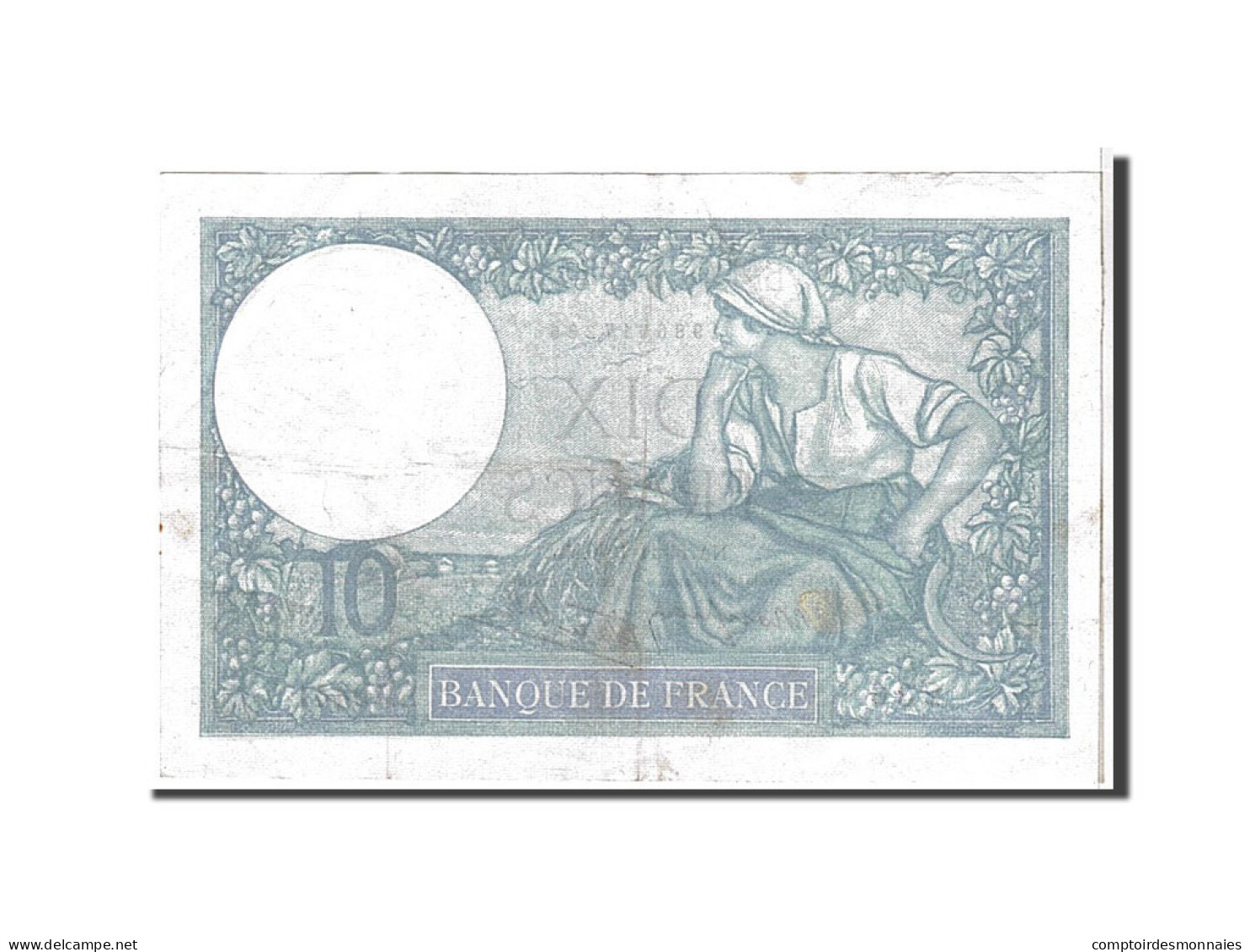 Billet, France, 10 Francs, 10 F 1916-1942 ''Minerve'', 1940, TTB+, Fayette:7.20 - 10 F 1916-1942 ''Minerve''