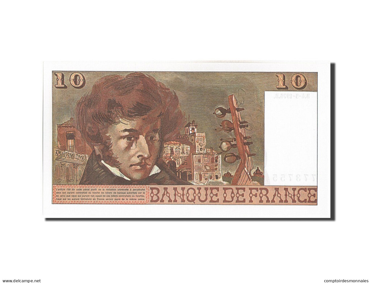 Billet, France, 10 Francs, 10 F 1972-1978 ''Berlioz'', 1979, 1976-03-04, NEUF - 10 F 1972-1978 ''Berlioz''