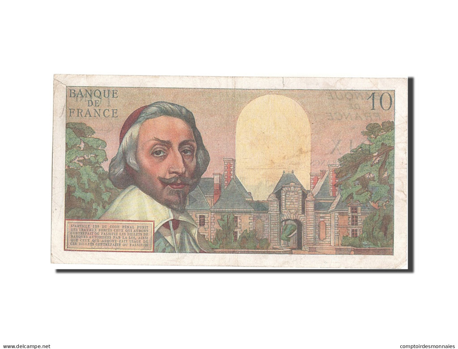 Billet, France, 10 Nouveaux Francs, 10 NF 1959-1963 ''Richelieu'', 1963 - 10 NF 1959-1963 ''Richelieu''