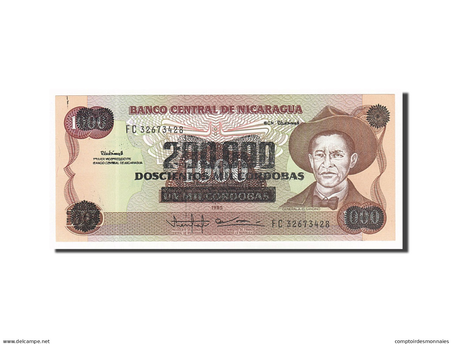 [#157926] Nicaragua, 200 000 Cordobas Type Sandino - Nicaragua