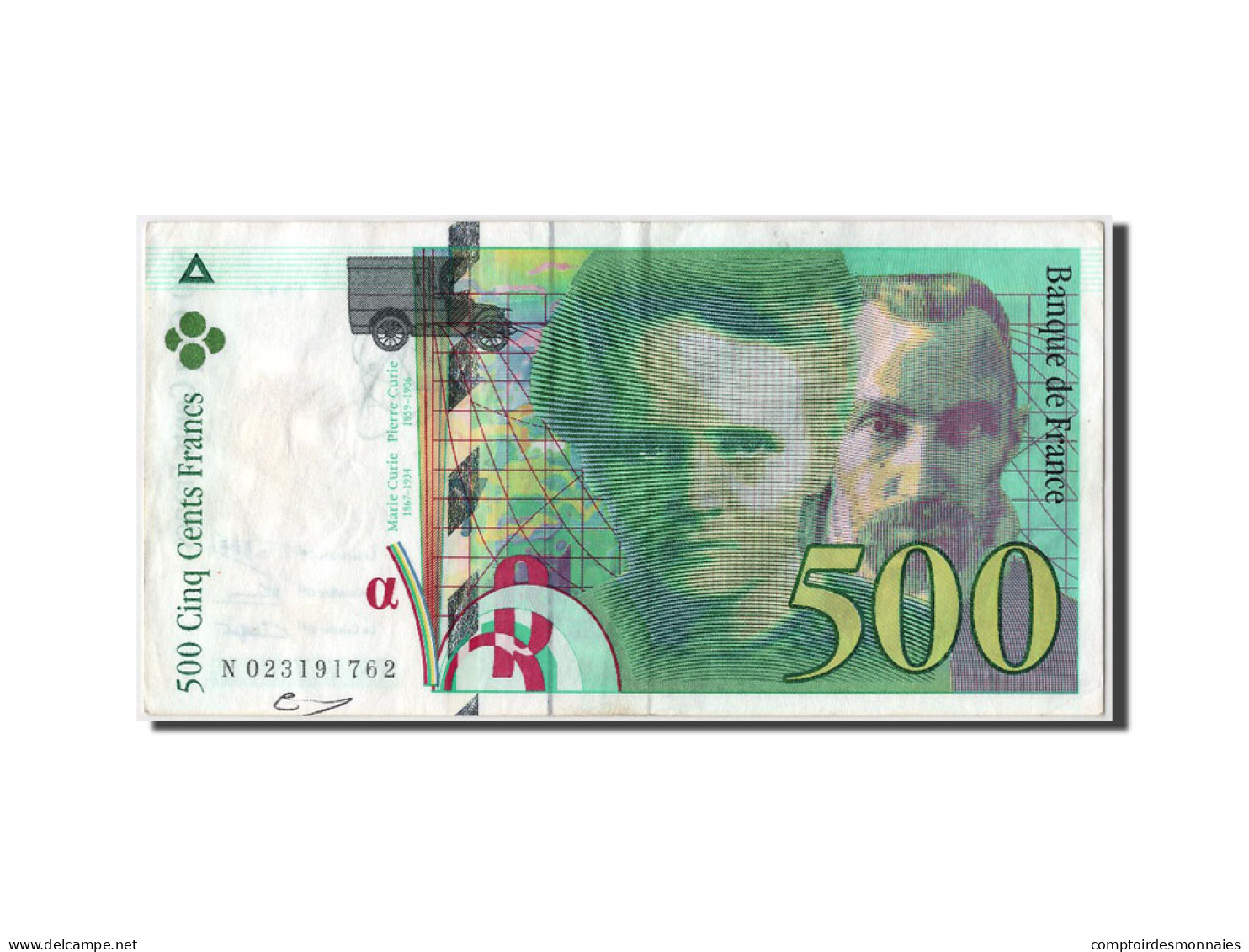 Billet, France, 500 Francs, 500 F 1994-2000 ''Pierre Et Marie Curie'', 1994 - 500 F 1994-2000 ''Pierre En Marie Curie''