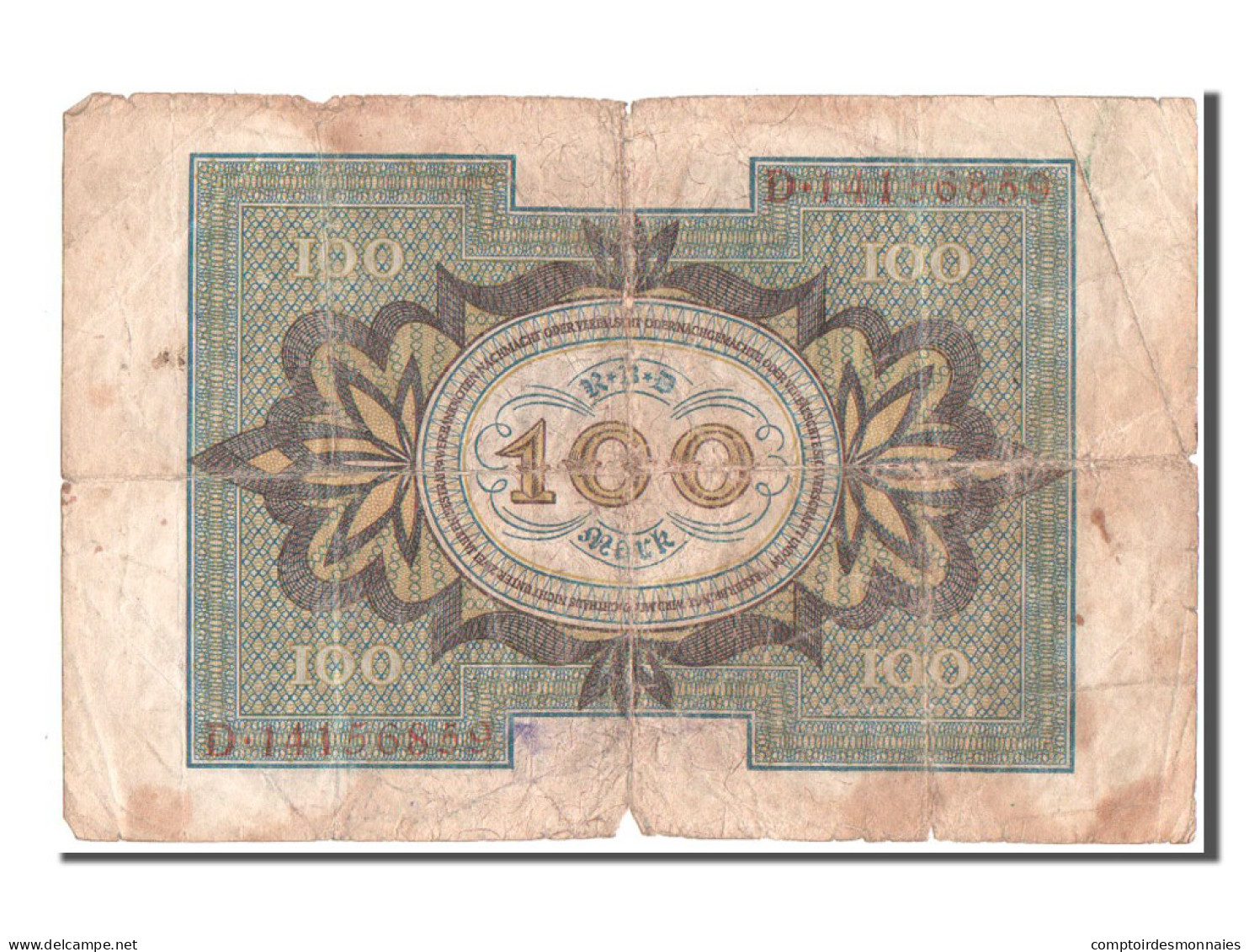 Billet, Allemagne, 100 Mark, 1920, B - 100 Mark