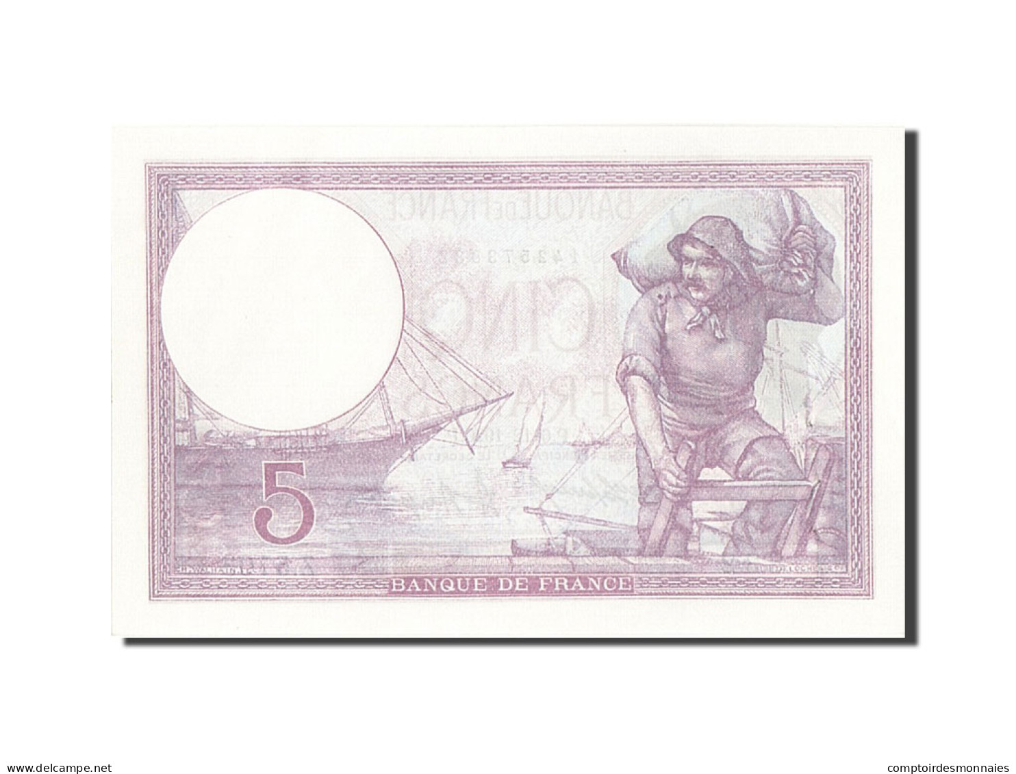 Billet, France, 5 Francs, 5 F 1917-1940 ''Violet'', 1920, 1920-12-06, SPL - 5 F 1917-1940 ''Violet''