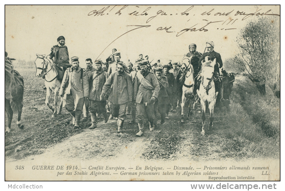 BE DIXMUDE / Prisonniers Allemands Ramenés Par Des Sbahis Algériens / - Diksmuide