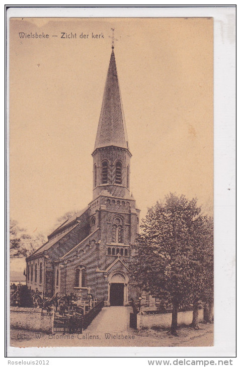 WIELSBEKE : Zicht Der Kerk ( 2 Timbres) - Wielsbeke