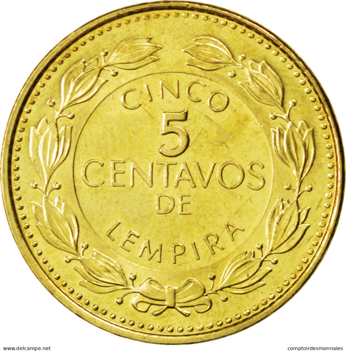 Monnaie, Honduras, 5 Centavos, 2005, SPL, Laiton, KM:72.4 - Honduras