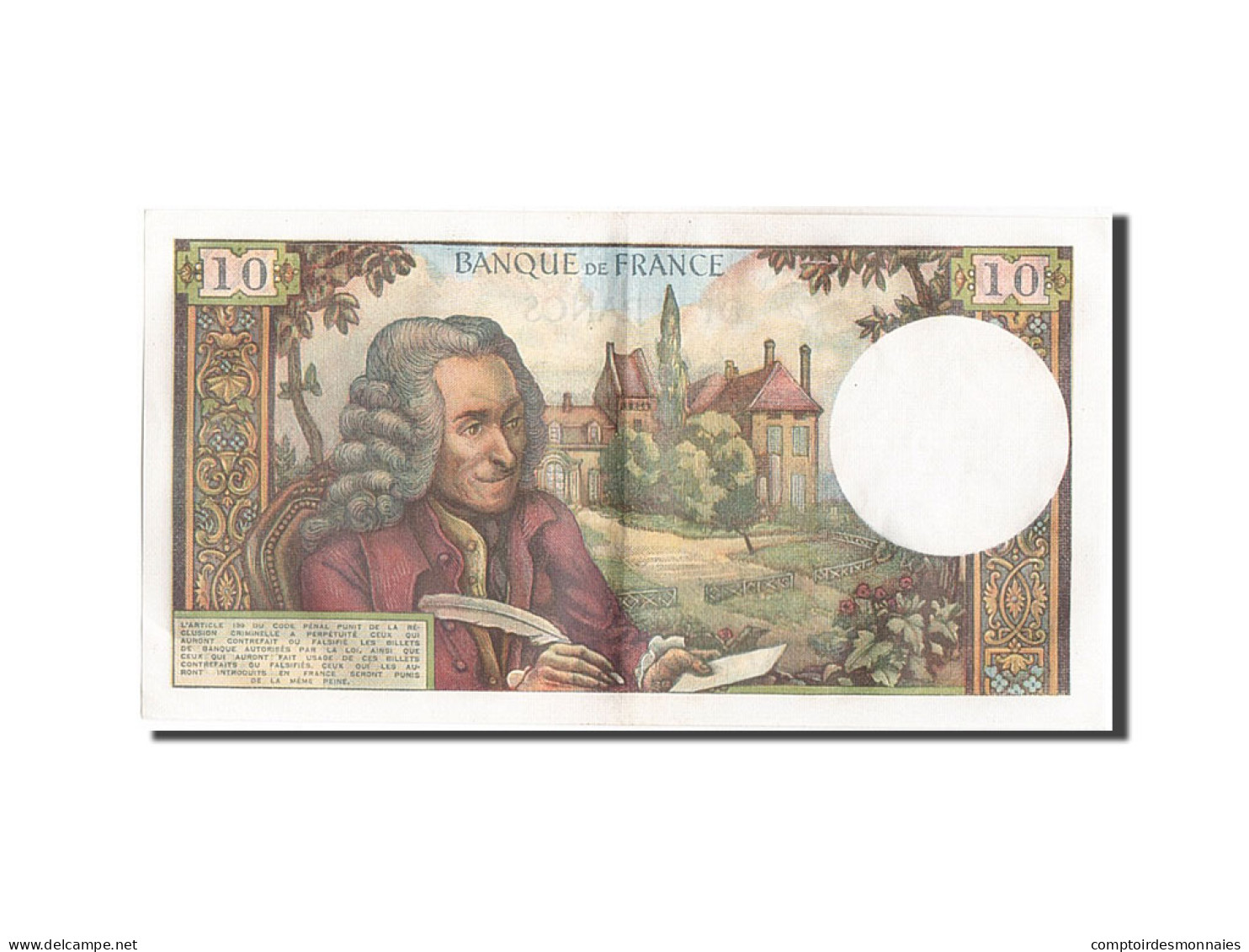 Billet, France, 10 Francs, 10 F 1963-1973 ''Voltaire'', 1973, 1973-06-07, SUP+ - 10 F 1963-1973 ''Voltaire''