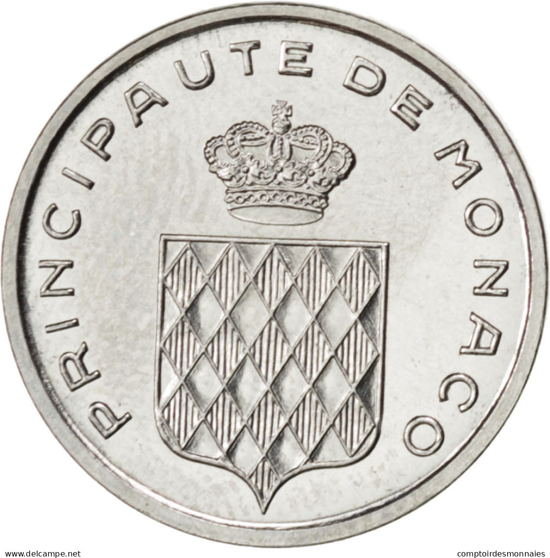 Monnaie, Monaco, Centime, 1976, SPL, Stainless Steel, KM:E68, Gadoury:144 - 1960-2001 Nouveaux Francs