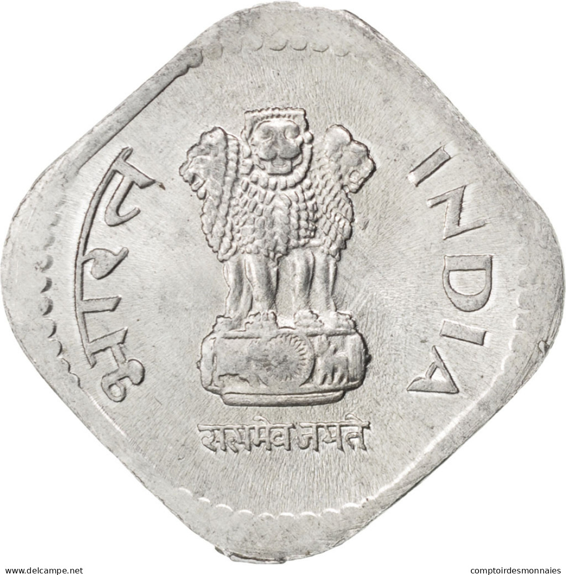 Monnaie, INDIA-REPUBLIC, 5 Paise, 1991, SUP, Aluminium, KM:23a - Inde