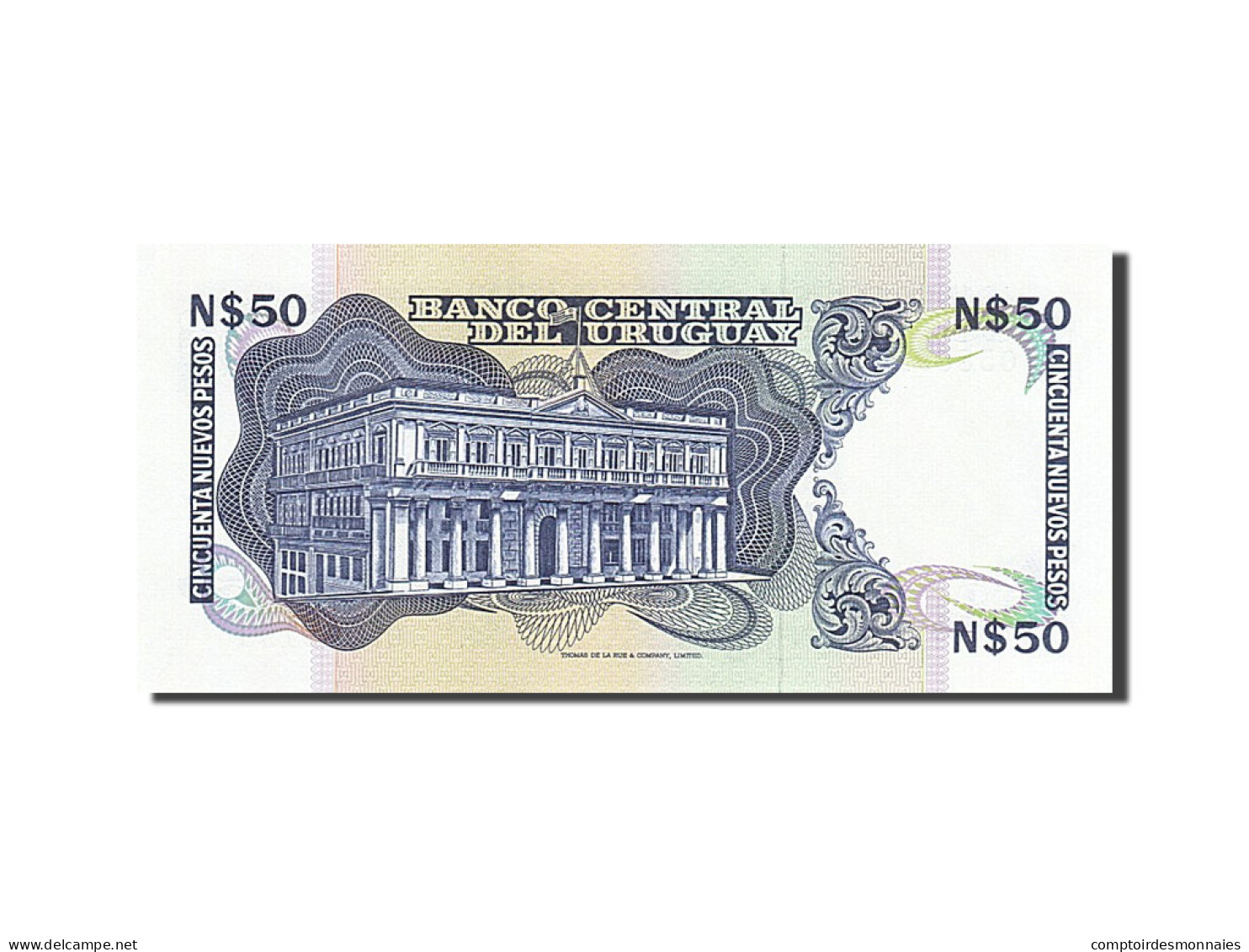 Billet, Uruguay, 50 Nuevos Pesos, 1988, NEUF - Uruguay