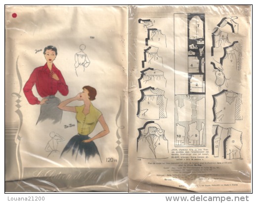 Patron De Paris " Chemisier JAVA Et Blouse BE-BOP " Pour Femme De Taille Manequin 44 à 50 (720)_L38 - Patterns