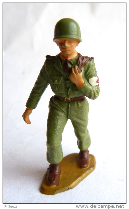 SOLDAT FIGURINE FIG STARLUX 1959 SOLDAT INFIRMIER 5014 - Starlux