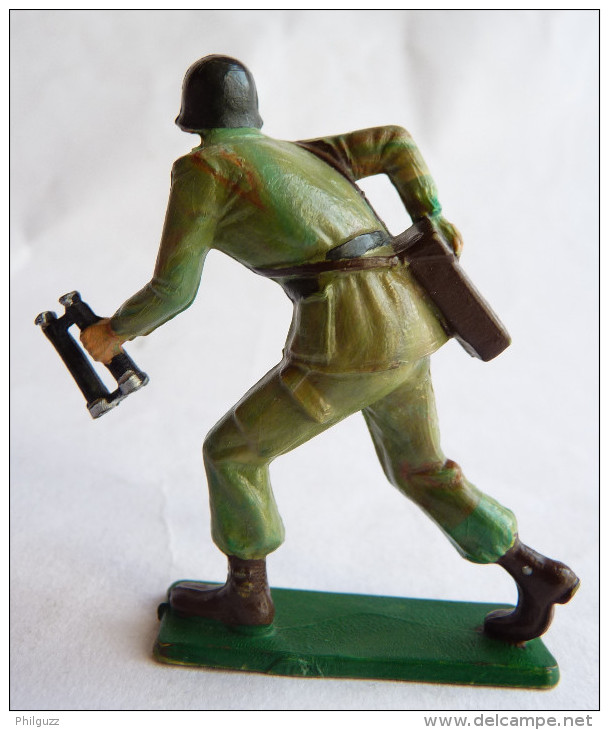 SOLDAT FIGURINE FIG STARLUX 1966 PARA CASQUE Jumelles (2) P3  ARMEE MODERNE - Starlux