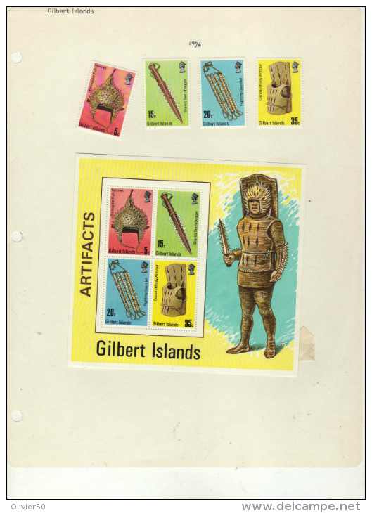 Iles Gilbert  (1976)  - "Artisanat." Neufs* - Gilbert & Ellice Islands (...-1979)