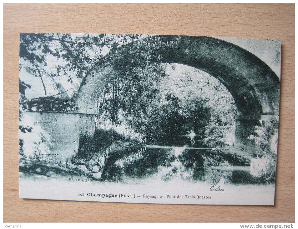 Champagne - Paysage Au Pont Des Trois Quartes - Brinon Sur Beuvron