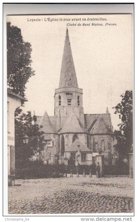 Leysele, L´Eglise Le Jour Avant Sa Destruction (pk16656) - Alveringem