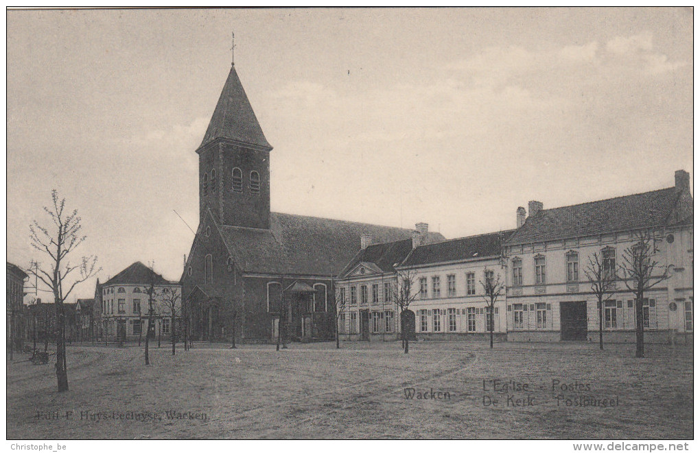 Wakken, Wacken, L´Eglise, Poster, De Kerk, Postbureel (pk16659) - Dentergem