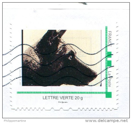 Montimbramoi Chien (o) - Lettre Verte 20g - Other & Unclassified