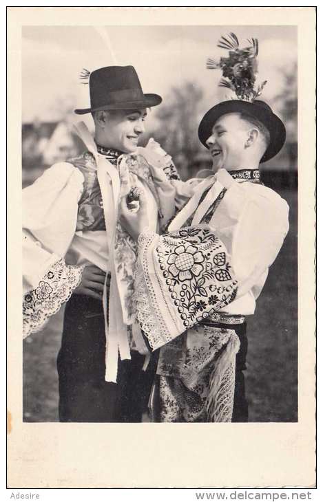 2 Mädchen In Slowakischer Tracht, Fotokarte 1935? - Slowakei