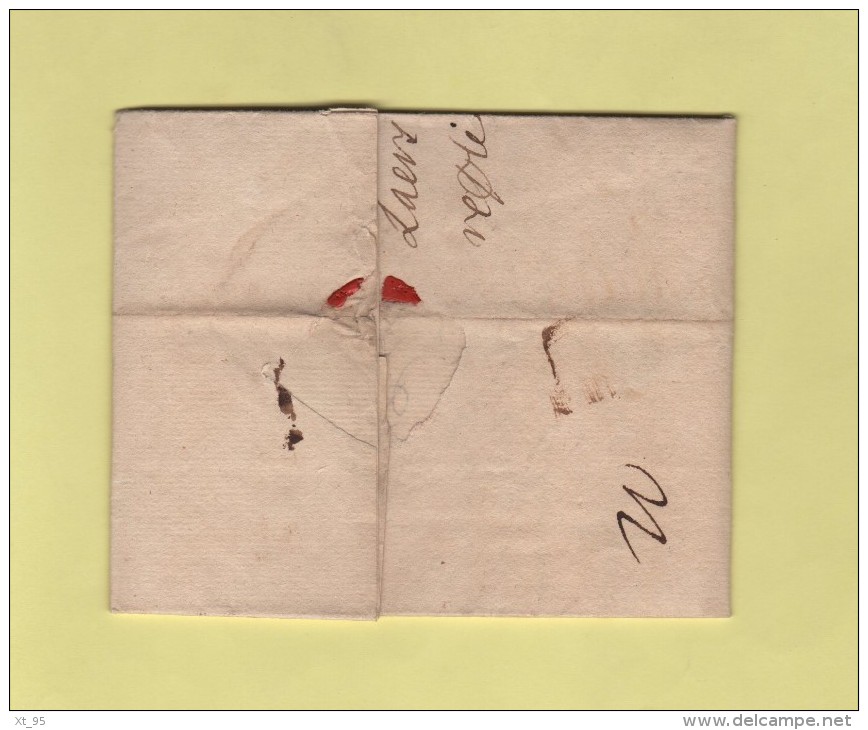 Lettre De Copenhague - Destination Bordeaux - Franco Jusqu A Hambourg - Courrier De 1753 - ...-1851 Voorfilatelie