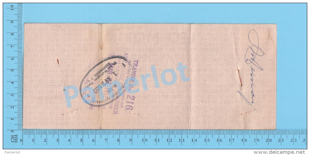 Sherbrooke 1952  Check Cheque ( $19.75 , Leo Morin Service Station ,  Tax Stamp FX 64 )Quebec Qc. 2 SCANS - Chèques & Chèques De Voyage