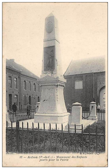 62 AVION MONUMENT DES ENFANTS MORTS POUR LA PATRIE - Avion