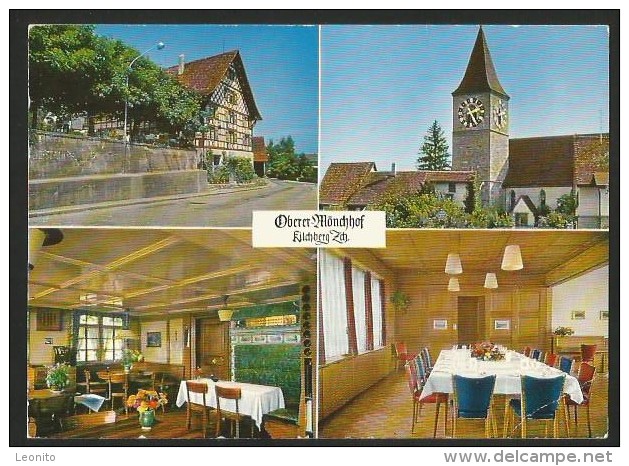 KILCHBERG ZH Restaurant OBERER MÖNCHHOF 1977 - Kilchberg