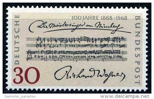 BRD - Michel 566 - ** Postfrisch (B) - Die Meistersinger Von Nürnberg - Ungebraucht