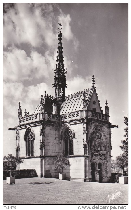 C P S M-C P M----37---AMBOISE---la Chapelle Saint-hubert.....--voir 2 Scans - Tours