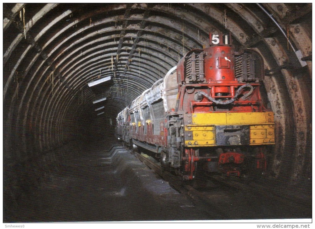 Postcard - The Post Office Underground Railway - Waiting In The Dark - 2013. BPMA-PC-20a - Postal Services