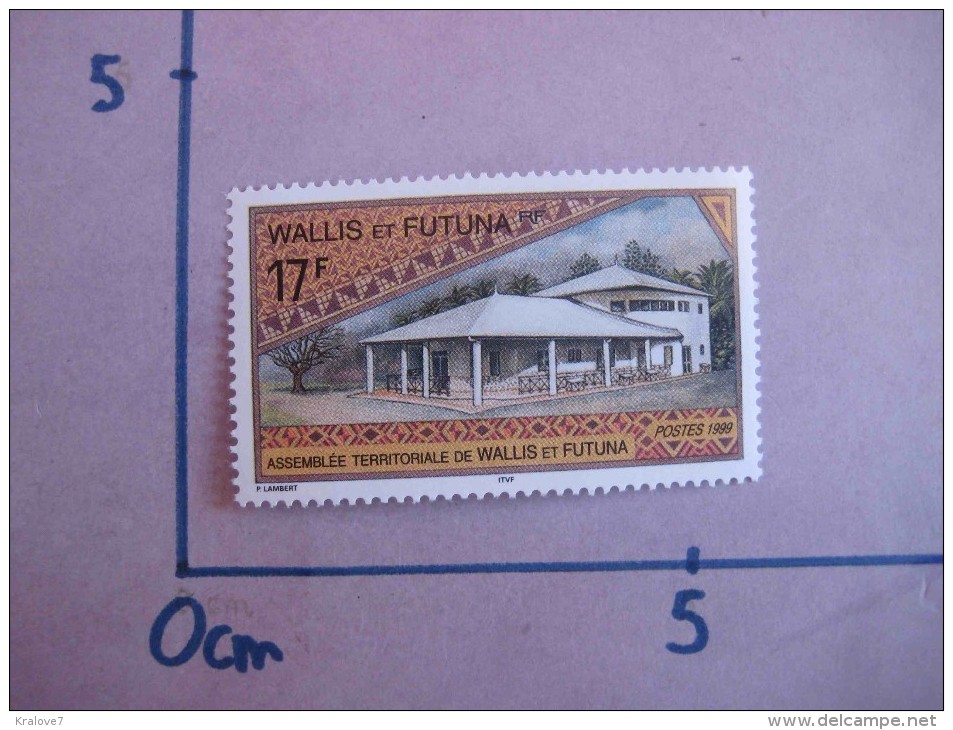 WALLIS Et FUTUNA NEUF 1999 ARCHITECTURE MAISONS TRADITIONNELLES WALLIS MNH TRADITONNNEL HOUSES - Unused Stamps
