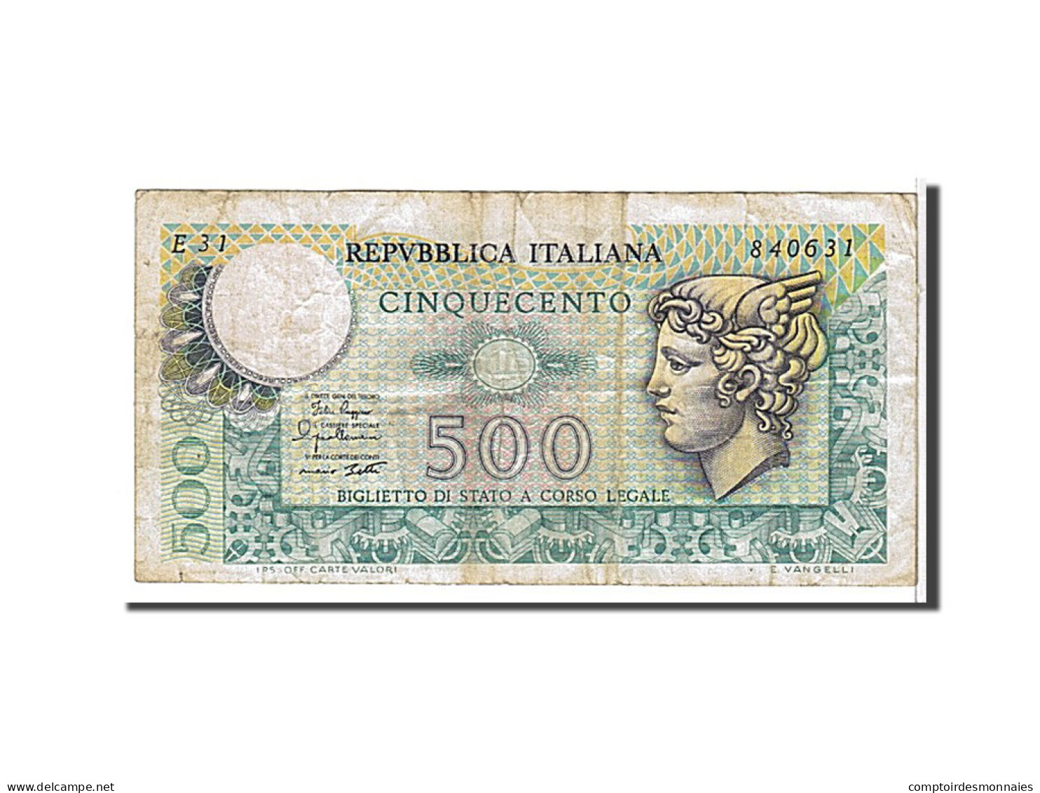 Billet, Italie, 500 Lire, 1979, KM:94, TB - 500 Lire