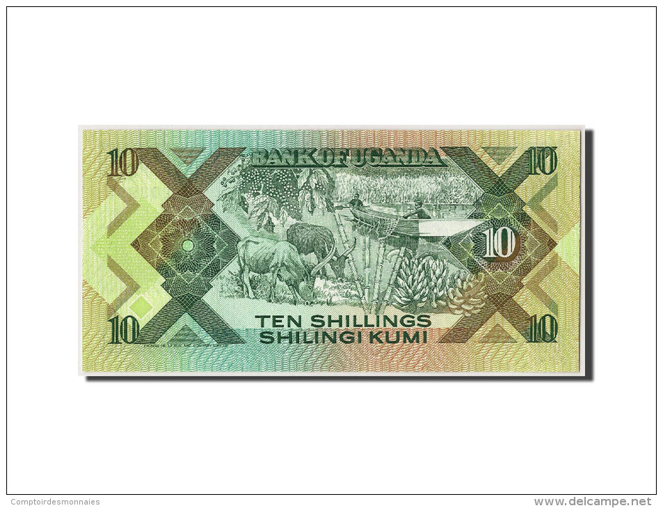 [#306531] Ouganda, 10 Shillings Type 1987 - Ouganda