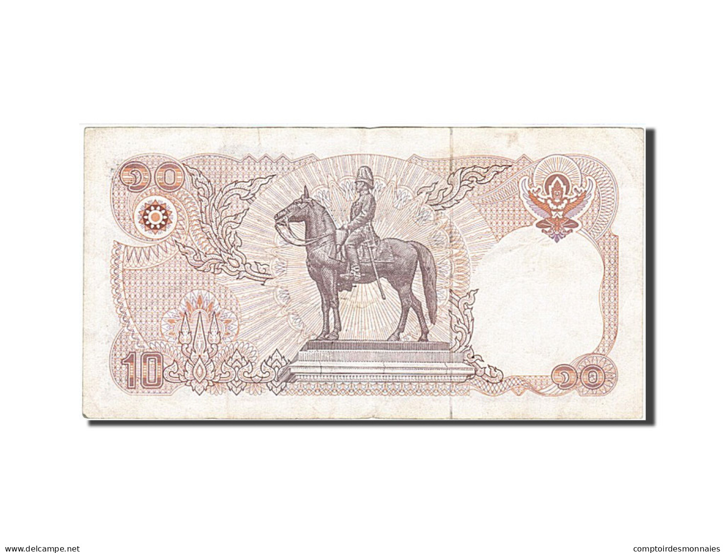 Billet, Thaïlande, 10 Baht, 1980, TB+ - Thaïlande