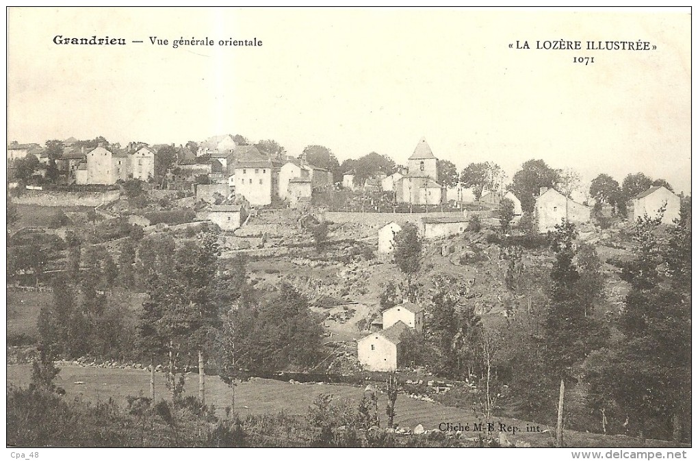 Lozere : Grandrieu, Vue Générale Orientale - Gandrieux Saint Amans