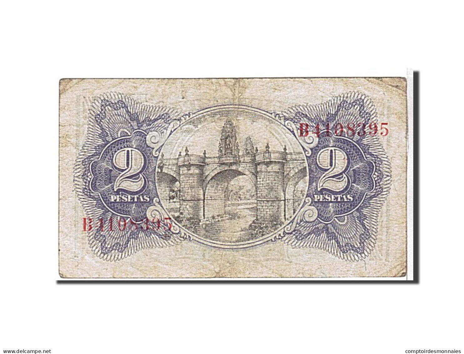Billet, Espagne, 2 Pesetas, 1938, KM:95, TB+ - 1-2 Pesetas