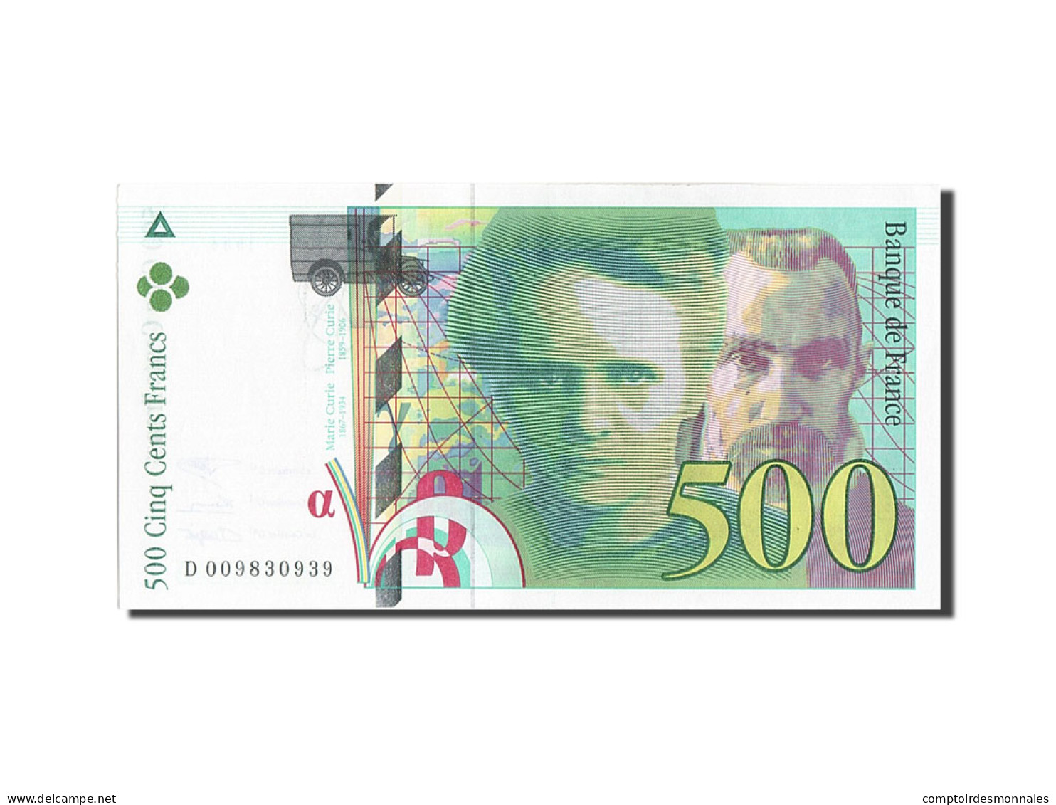 Billet, France, 500 Francs, 500 F 1994-2000 ''Pierre Et Marie Curie'', 1994 - 500 F 1994-2000 ''Pierre En Marie Curie''