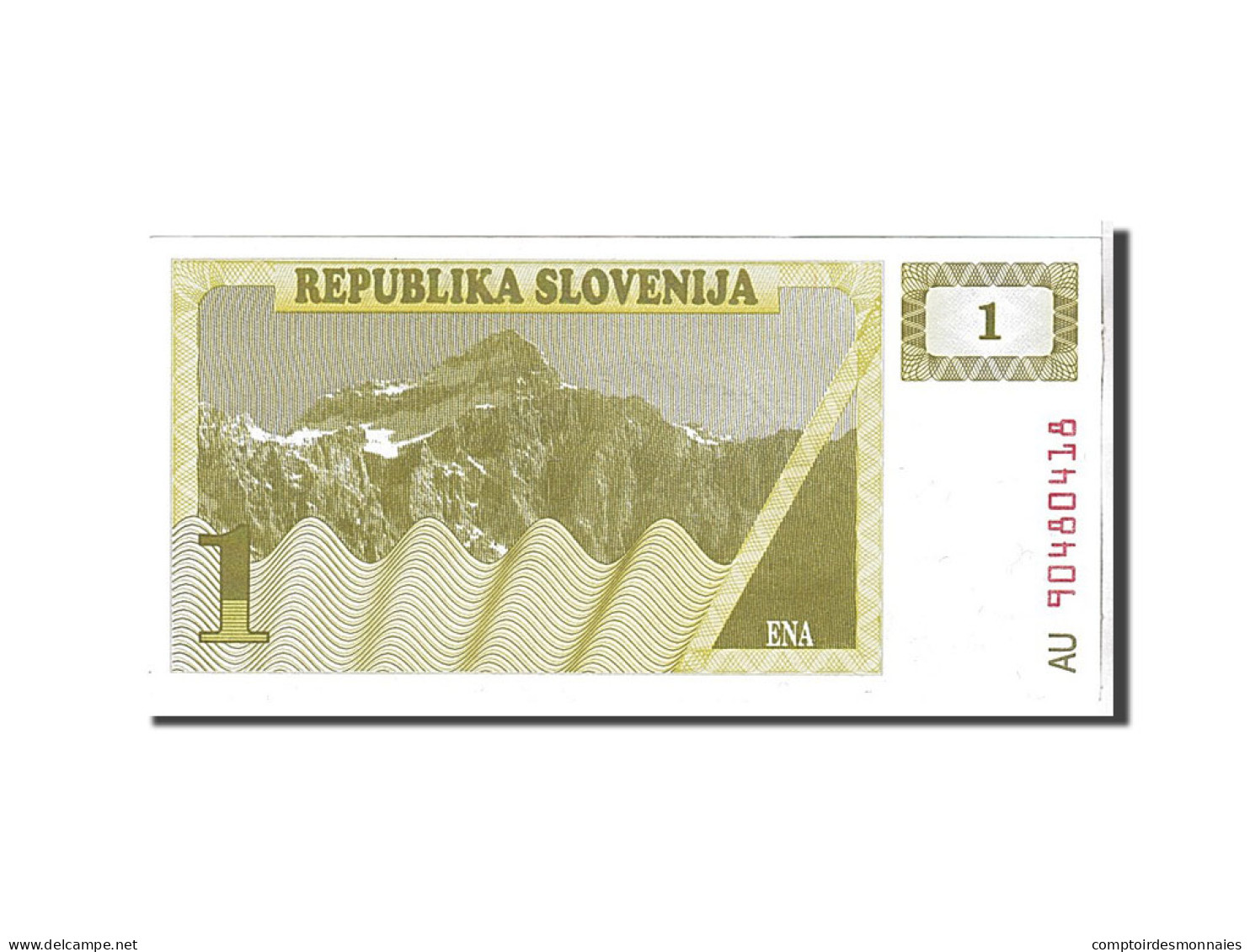 Billet, Slovénie, 1 (Tolar), 1990, KM:1a, SUP+ - Slovénie