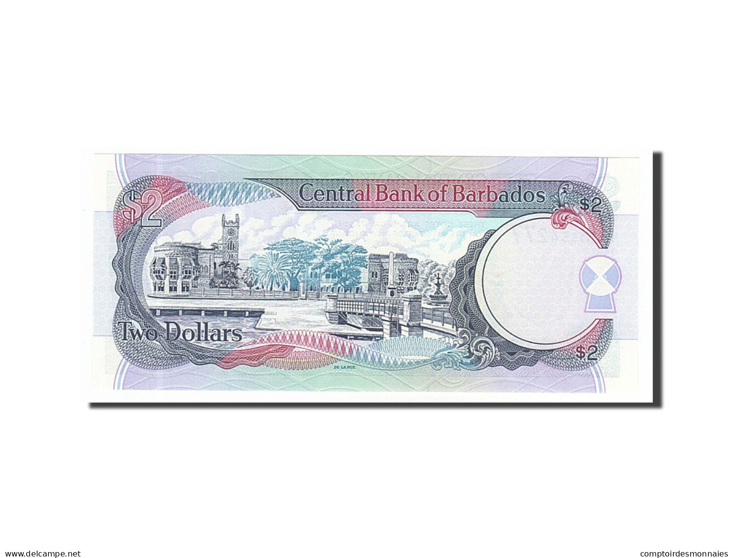 Billet, Barbados, 2 Dollars, 2000, NEUF - Barbados (Barbuda)