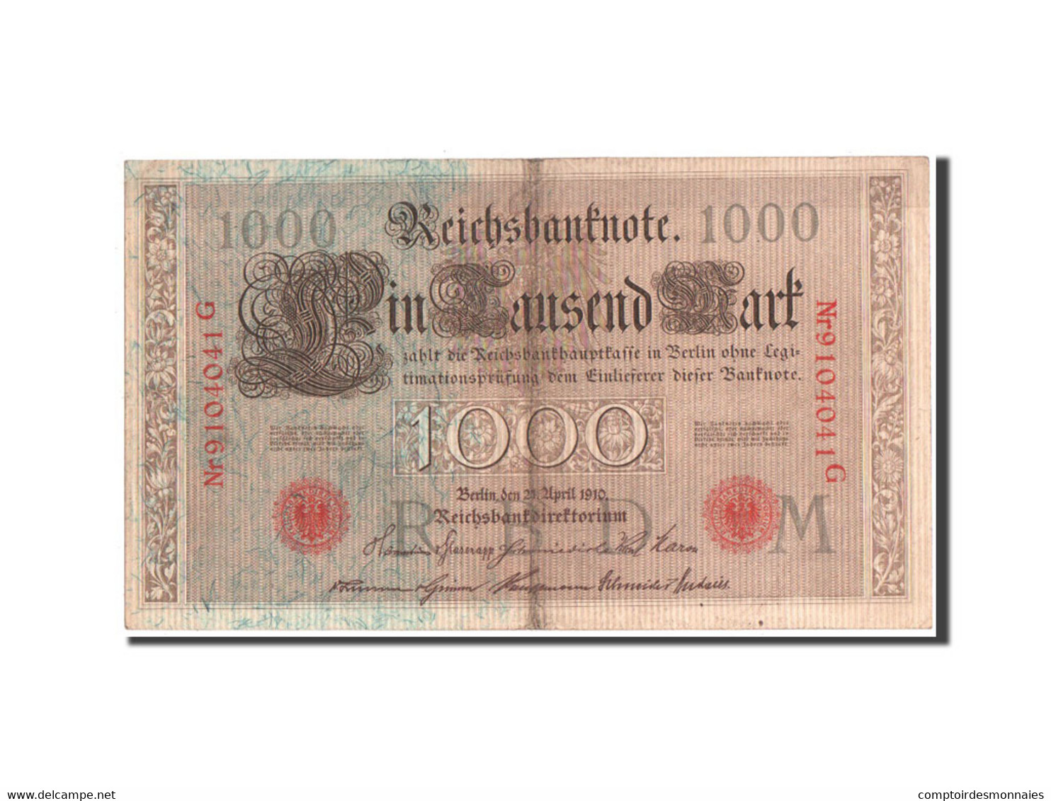 Billet, Allemagne, 1000 Mark, 1910, TTB - 1000 Mark