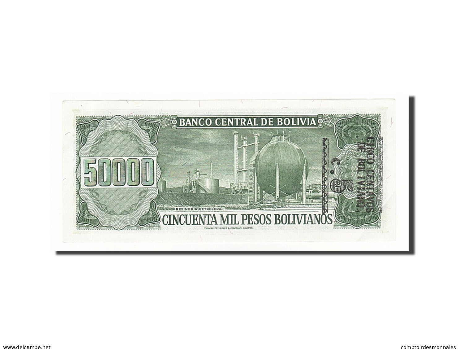 Billet, Bolivie, 50,000 Pesos Bolivianos, 1984, 1984-06-05, SUP+ - Bolivia