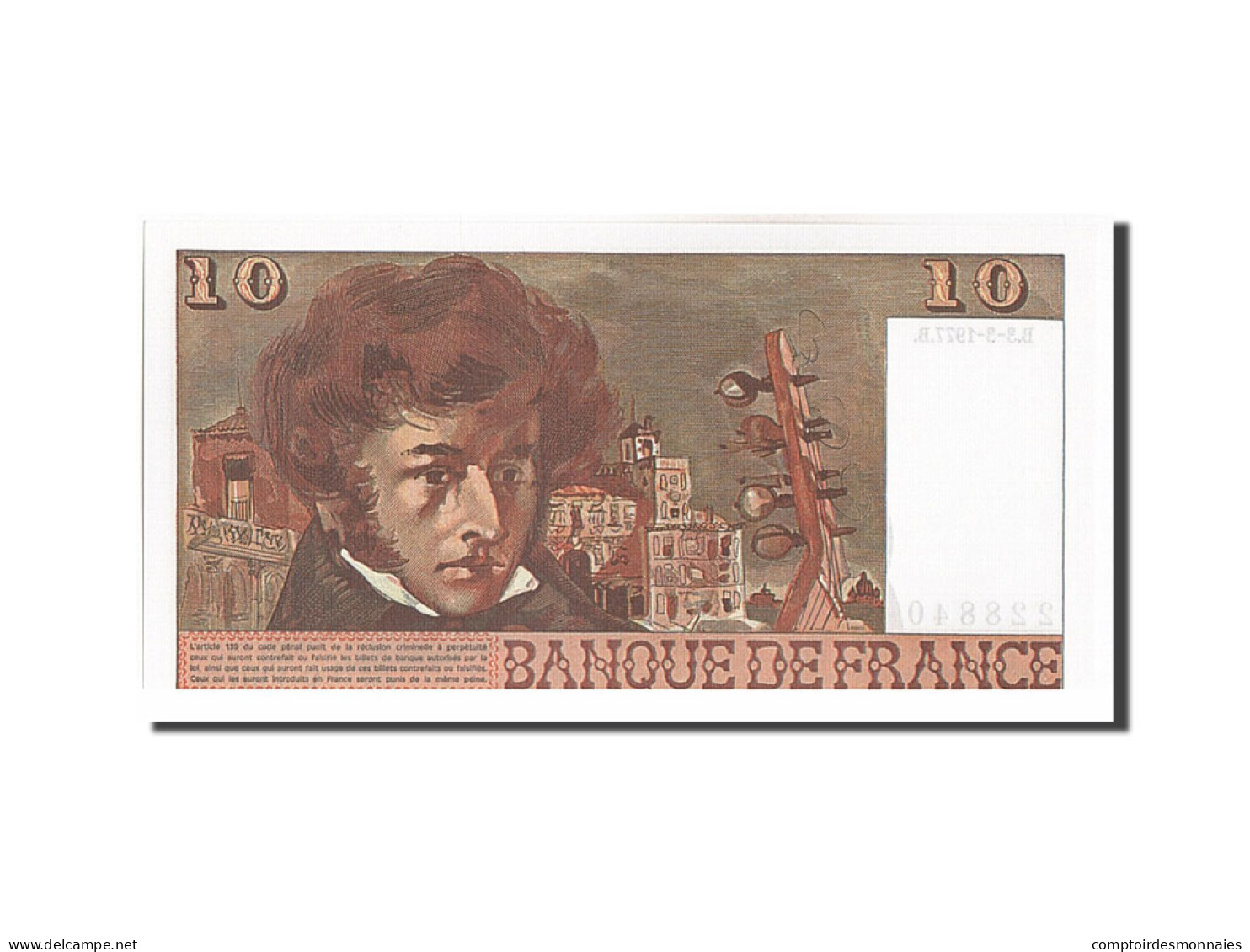 Billet, France, 10 Francs, 10 F 1972-1978 ''Berlioz'', 1977, 1977-03-03, NEUF - 10 F 1972-1978 ''Berlioz''