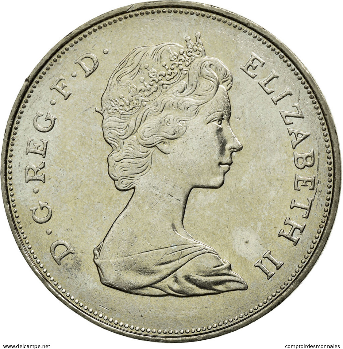 Monnaie, Grande-Bretagne, Elizabeth II, 25 New Pence, 1981, SUP+, Copper-nickel - 25 New Pence