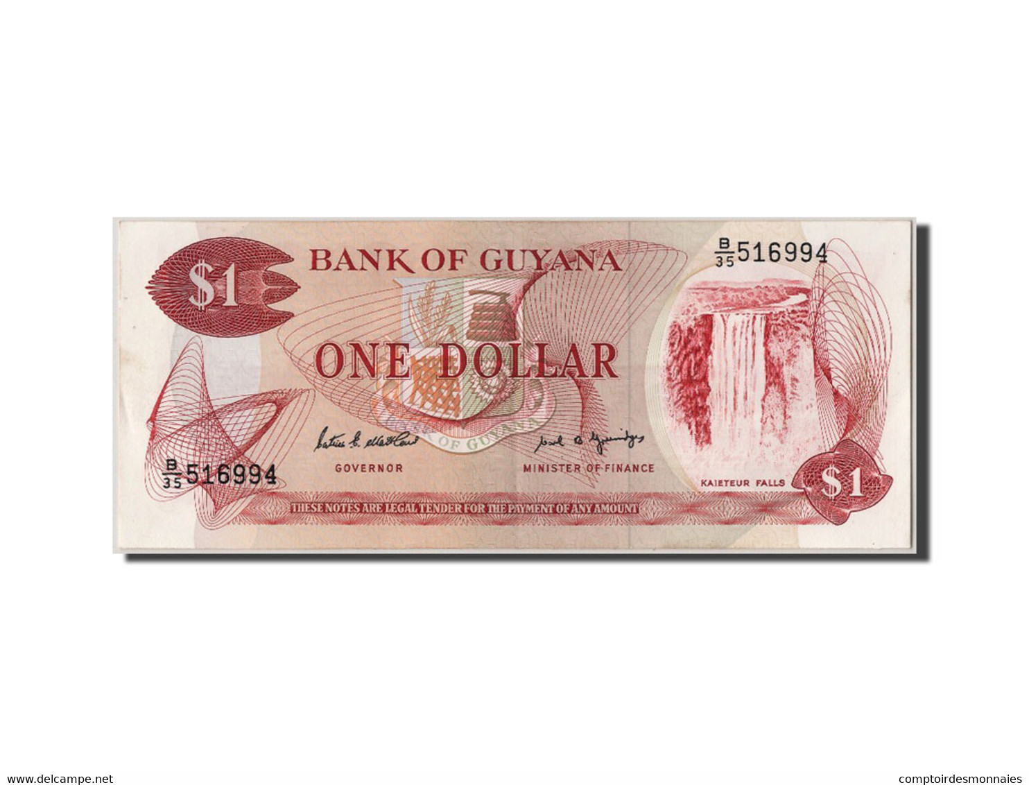 Billet, Guyana, 1 Dollar, SPL - Guyana