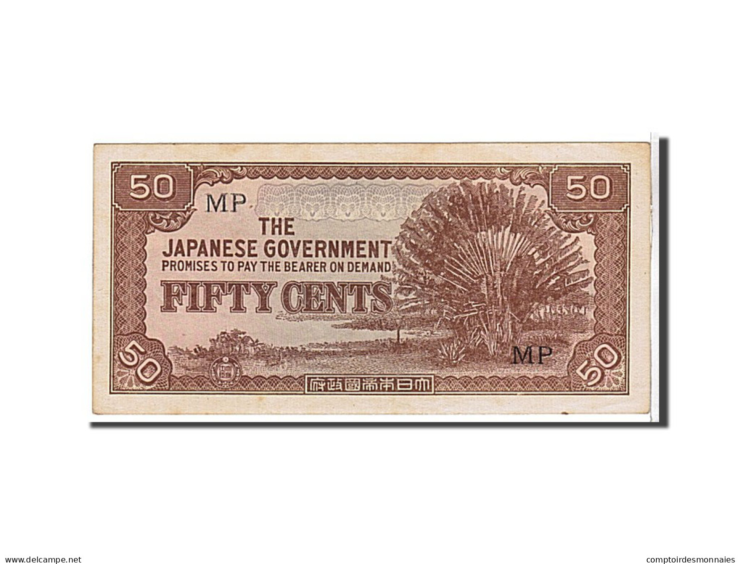 Billet, MALAYA, 50 Cents, 1942, SPL - Malaysia