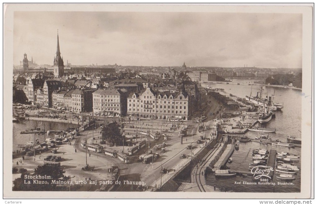 SUEDE,SVEZIA,SVERIGE,SWEDEN,STOCKHOLM  EN 1938,KLUZO - Svezia