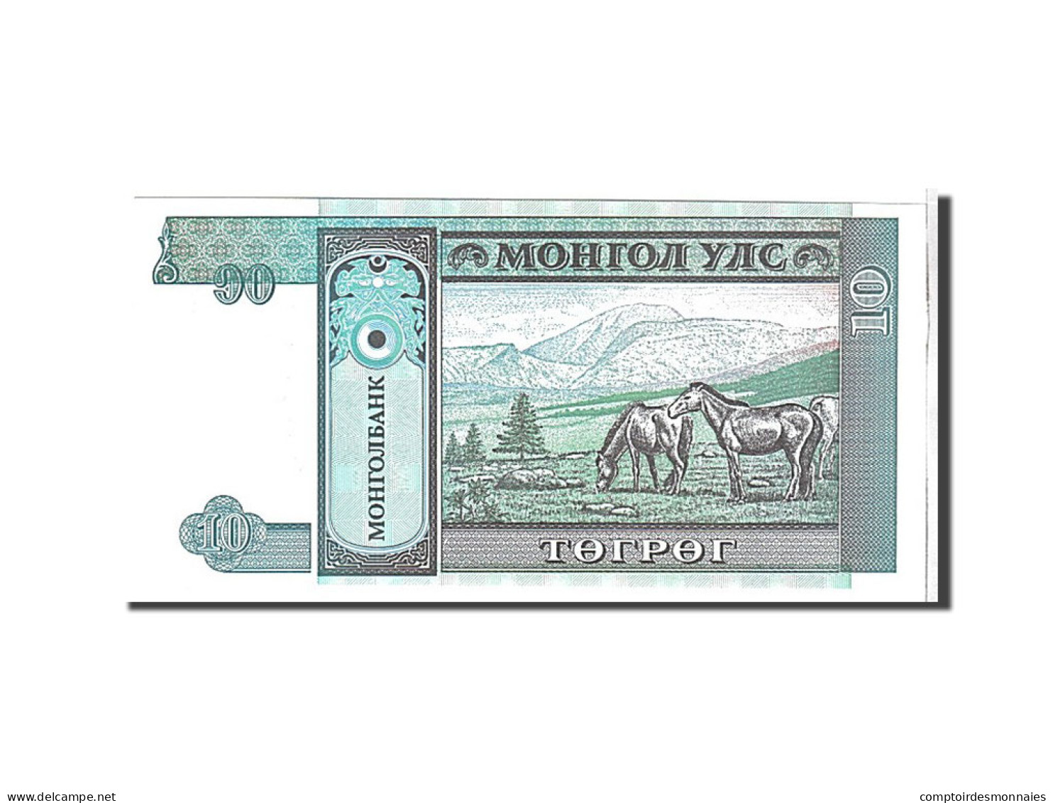 Billet, Mongolie, 10 Tugrik, 1993, KM:54, NEUF - Mongolia